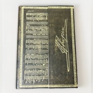Paperblanks Frederic Chopin Hardcover Lined Journal – Musical Manuscript Design